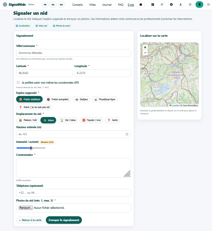 ch-guide-signalement-frelon-asiatique Nid de frelon asiatique : que faire et comment le signaler sans risque (guide complet)